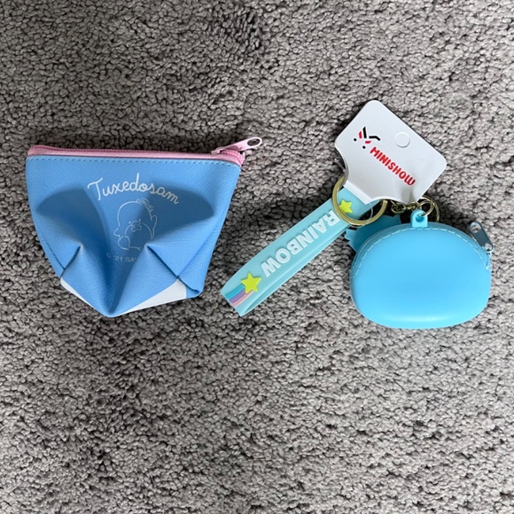 Sanrio Tuxedo Sam keychain and small pouch - both new - Picture 2 of 5